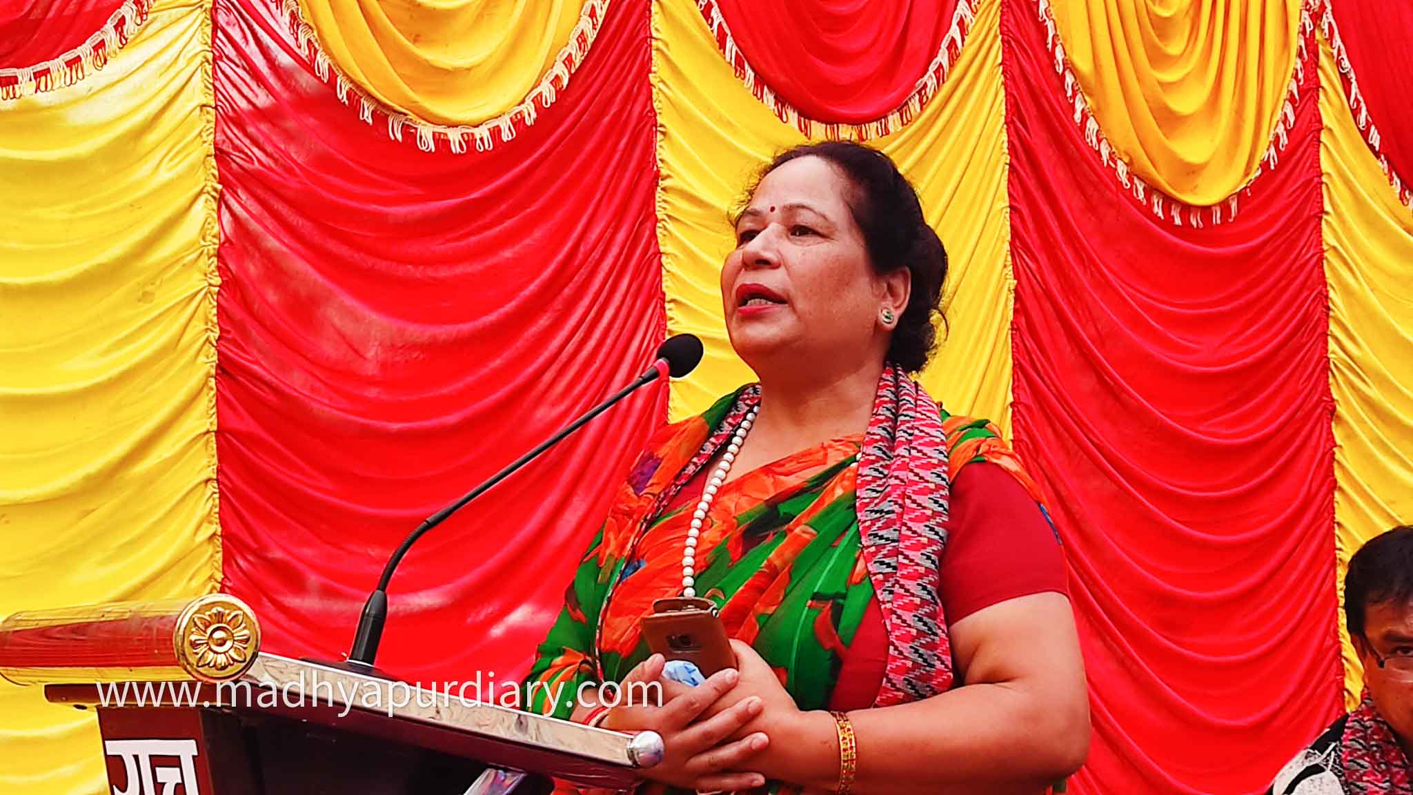 उप प्रमुख अन्जना देबी मधिकर्मी